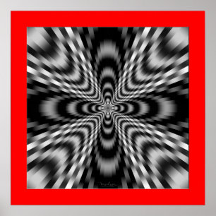 Power Emitting Cross Poster