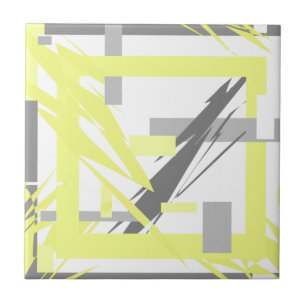 Power Energy Abstract Art Tile