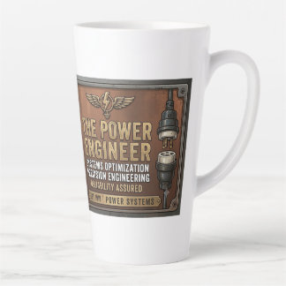 Power Engineer Electricians Gift Latte Mug