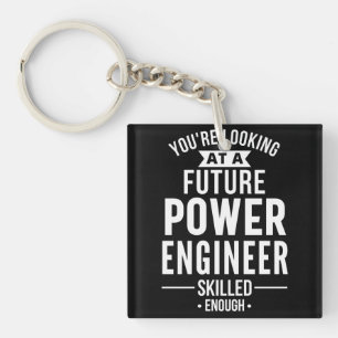 Power engineer gift keychain