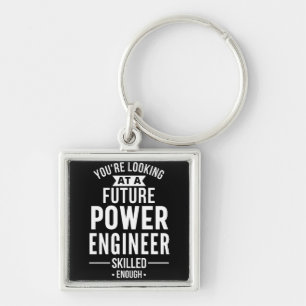 Power engineer gift keychain