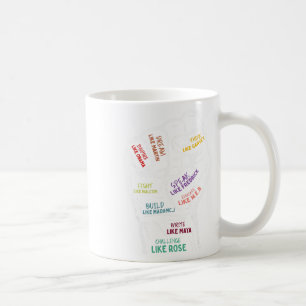 Power Fist Hand Inspirational Leaders Black Histor Coffee Mug
