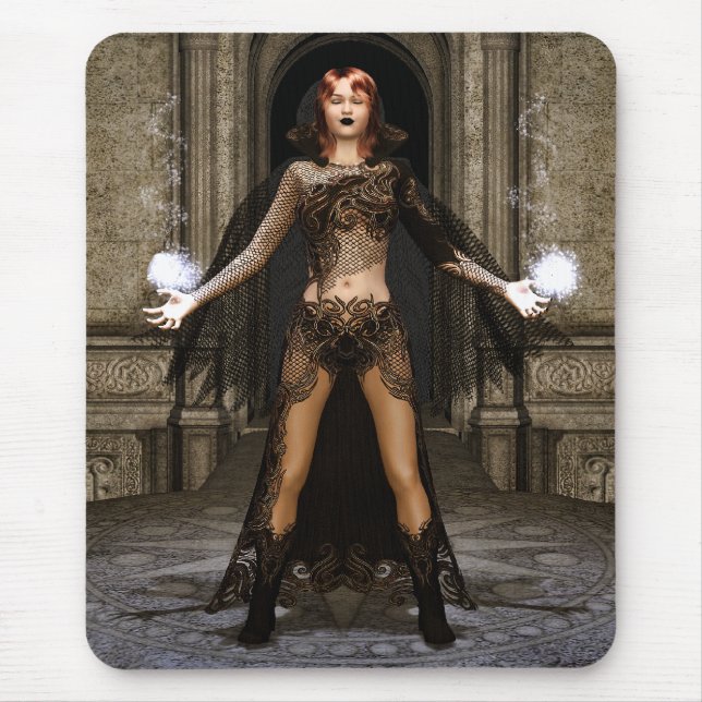 Power From Within Gothic Fantasy Art Mouse Pad (Front)