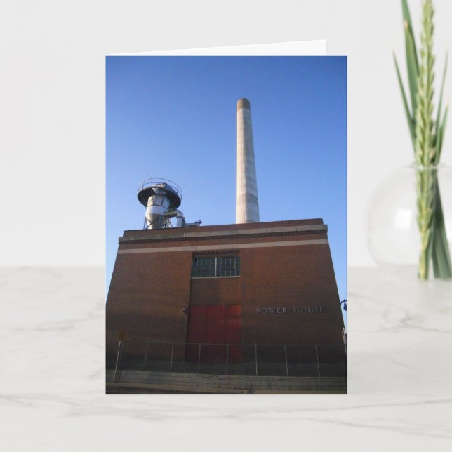 "POWER HOUSE" Get Well Card (Front)