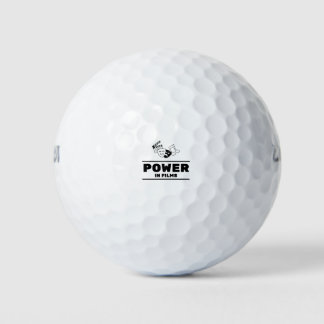 Power in films golf balls