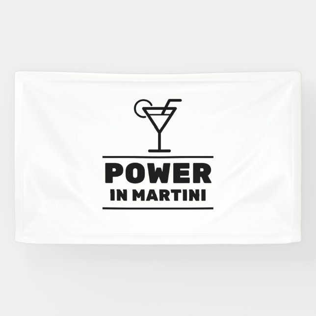 Power in martini banner (Horizontal)