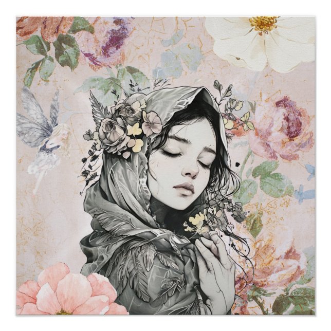 Power in Silence - Poster Inspiration moderne (Devant)