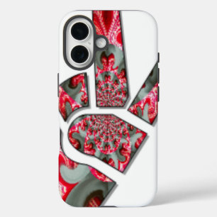Power in the Palm   The Two-Finger Peace Salute Ar iPhone 16 Case