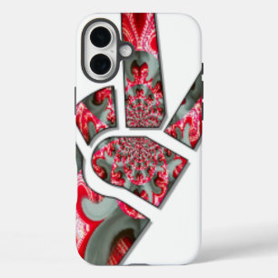 Power in the Palm   The Two-Finger Peace Salute Ar iPhone 16 Plus Case