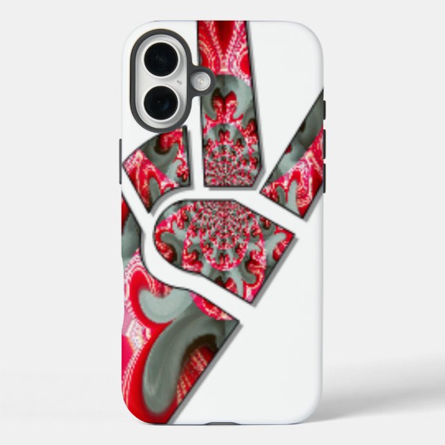 Power in the Palm: The Two-Finger Salute  Case-Mate iPhone Case (Back)