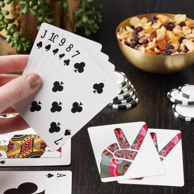  Power in the Palm: The Two-Finger Salute Playing Cards (In Situ)