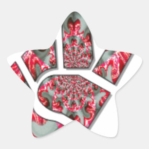 Power in the Palm: The Two-Finger Salute Star Sticker