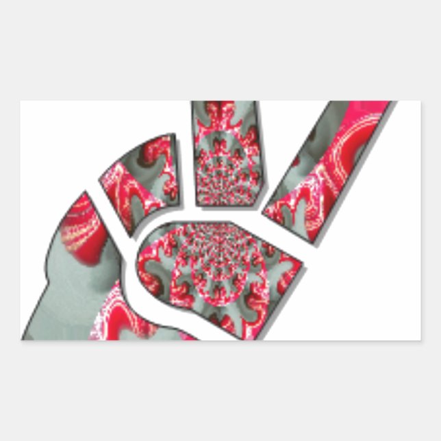  Power in the Palm: The Two-Finger Salute Sticker (Front)