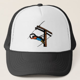 Power Lineman Electrician Electric Worker Trucker Hat