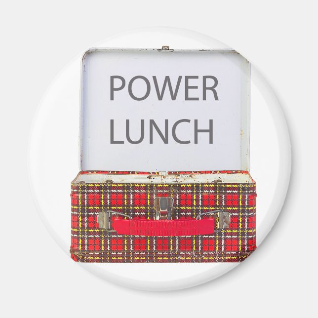 POWER LUNCH ...BOX DESIGN MAGNET (Front)