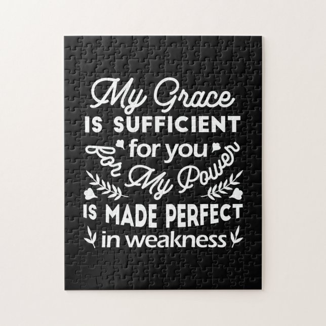 Power Made Perfect In Weakness  2 Corinthians 12:9 Jigsaw Puzzle (Vertical)