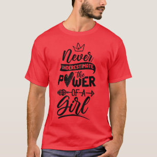 Power Of A Girl Woman Feminist Female Feminism 454 T-Shirt