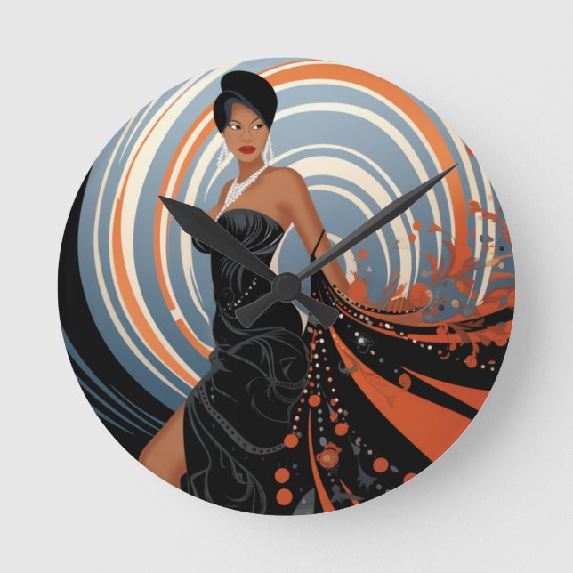 POWER OF BEAUTY #2 ROUND CLOCK (Front)