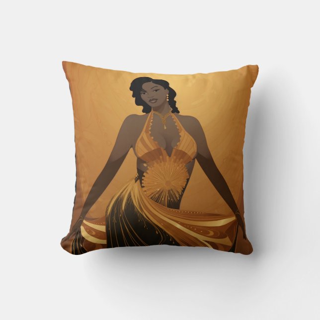 POWER OF BEAUTY #4 THROW PILLOW (Front)