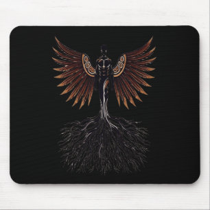 Power Of Black History Month Sticker Mouse Pad