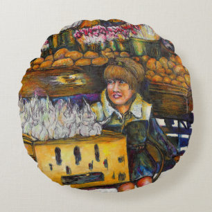 Power of Empathy Round Pillow