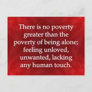 Power of Human Touch Postcard