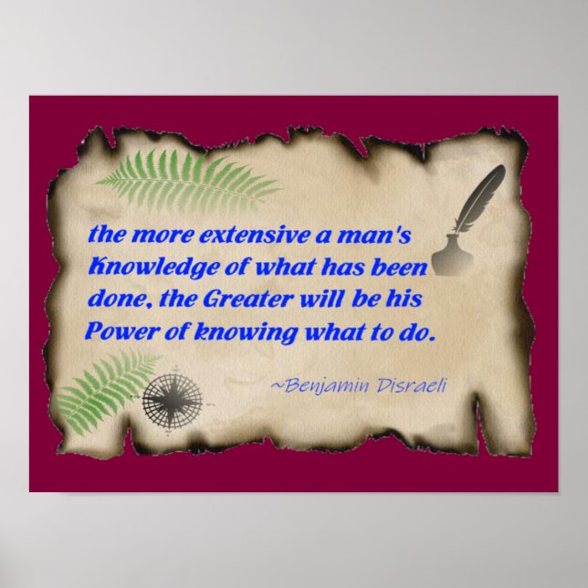 Power of knowledge (Matte) Poster (Front)