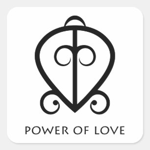 Power of Love Adinkra Symbol Sticker
