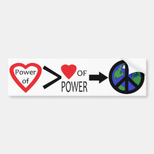 Power of Love Bumper Sticker
