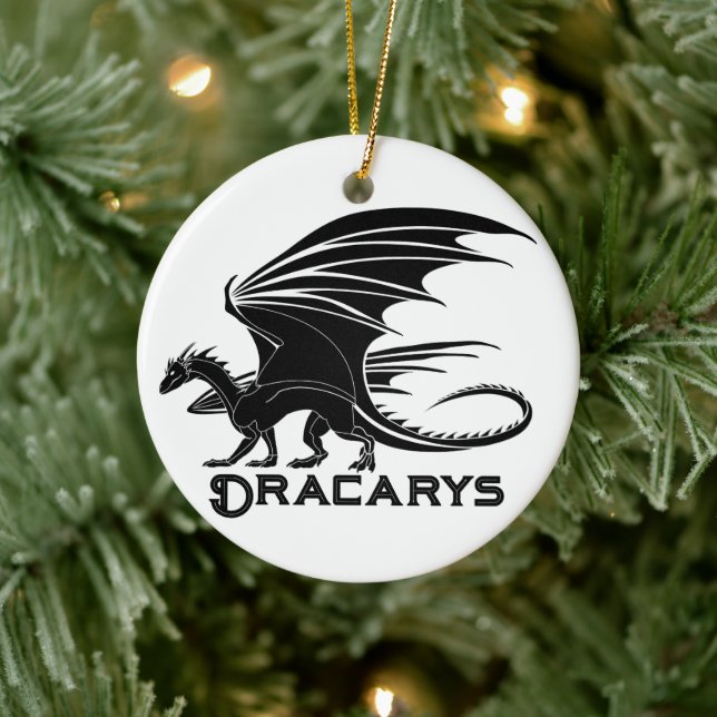 Power of Mythical Fire: Dracarys Enchantment Ceramic Ornament (Tree)