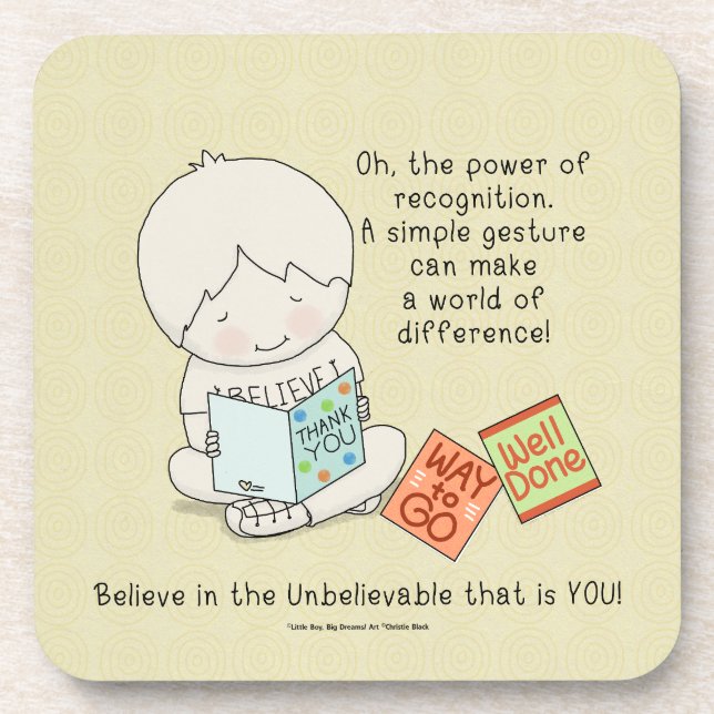 Power of Recognition Coaster (Front)
