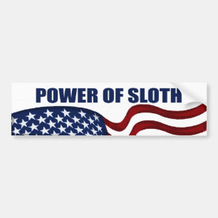 Power of Sloth Bumper Sticker