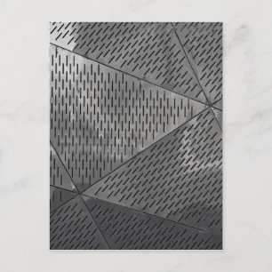 Power of steel construction Stainless Industrial Postcard