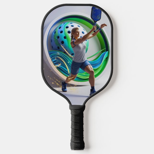  Power of the Mind – Pickleball Inspiration Pickleball Paddle (Front)