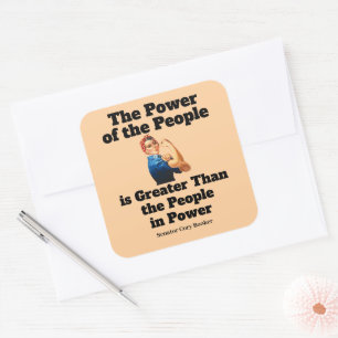 Power of the People Sticker