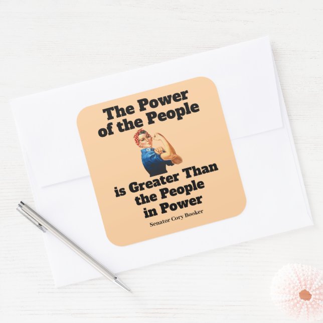 Power of the People Sticker (Envelope)
