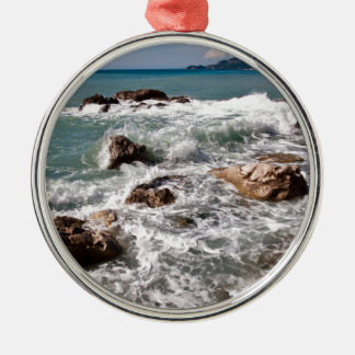 Power of the sea - island of Sicily Metal Ornament