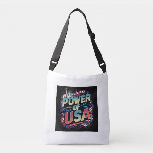 Power of USA Sac fourre-tout - Conception patrioti (Devant)