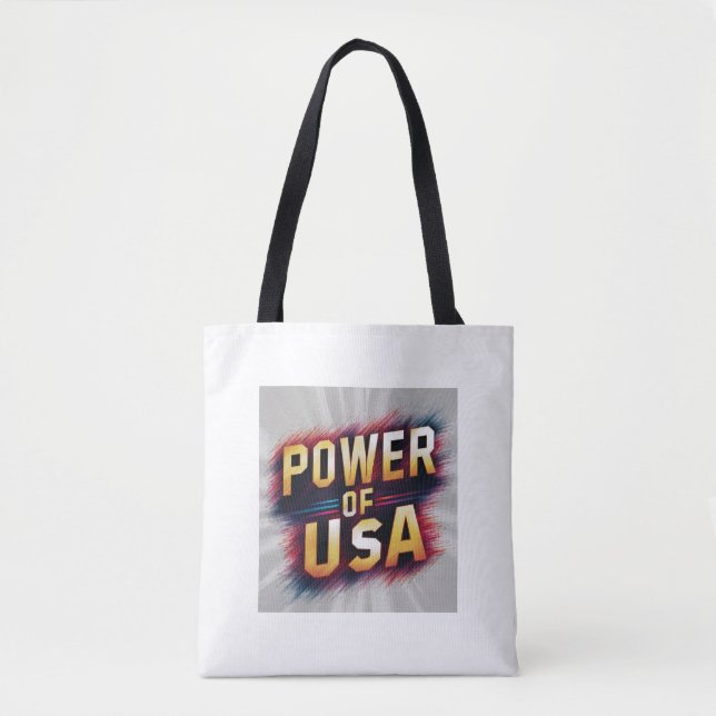 Power of USA Sac fourre-tout - Patriotique (Devant)