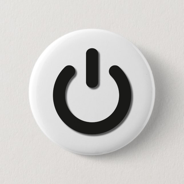 Power Off/On 2 Inch Round Button (Front)