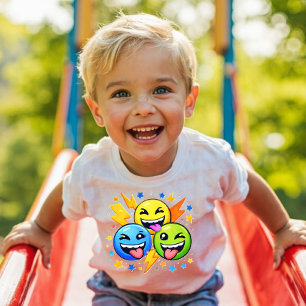 Power Pals™ Emoji Squad Toddler T-Shirt – Cute Pla