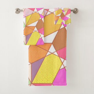Power Pattern 821-1C Bath Towel Set