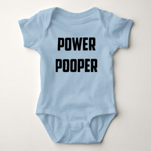 Power Pooper t-shirt Baby Bodysuit