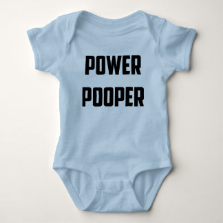 Power Pooper t-shirt Baby Bodysuit
