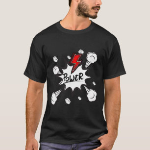 Power Puff Sticker T-Shirt