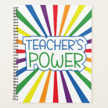 Power Rainbow Planner de l'enseignant