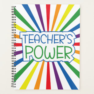 Power Rainbow Planner de l'enseignant