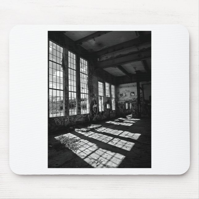 power station 8 bw mouse pad (Front)