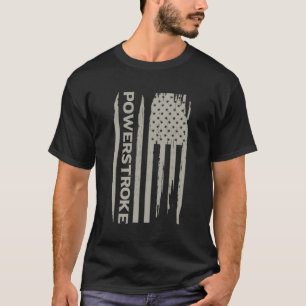 Power Stroke American Flag T-Shirt