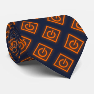 Power Symbol (Navy) Tie